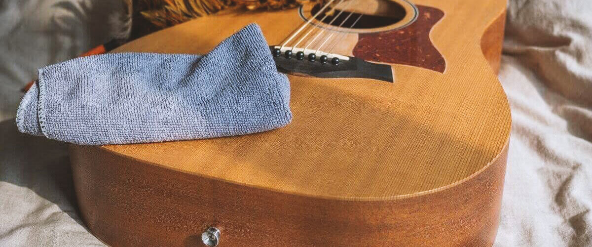 cleaning an acoustic guitar